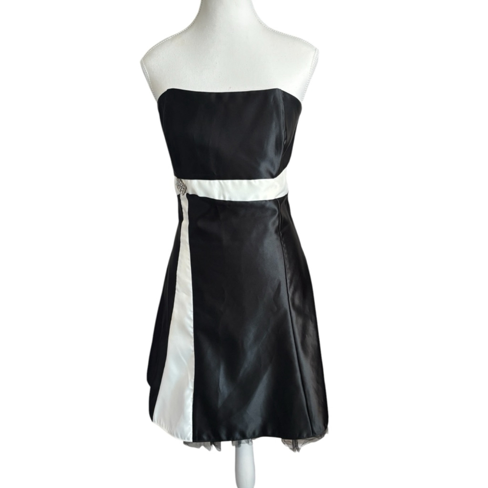 Vintage Jessica McClintock for Gunne Sax Formal Strapless Dress Women's Size 14